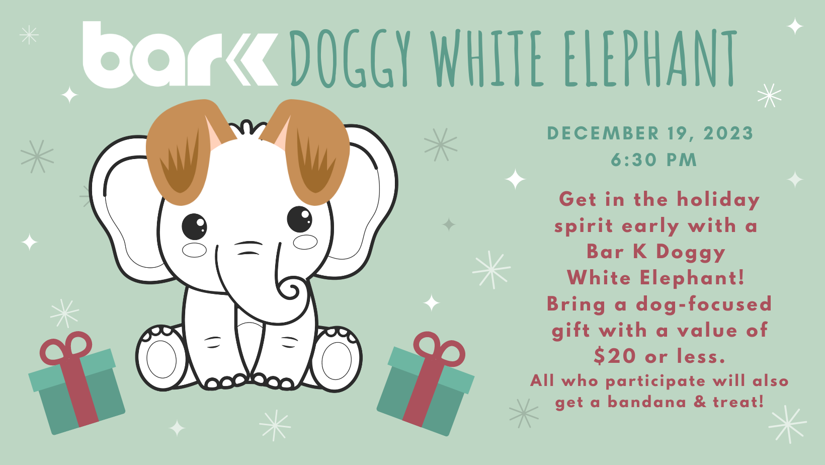 Bar K White Elephant Gift Exchange - Bar K